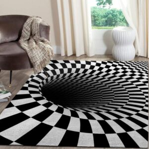 3d area rug black hole 2 area rug living room carpet rug rectangle carpet floor decor home decor