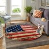 american flag clock area rug living room rug home decor home decor