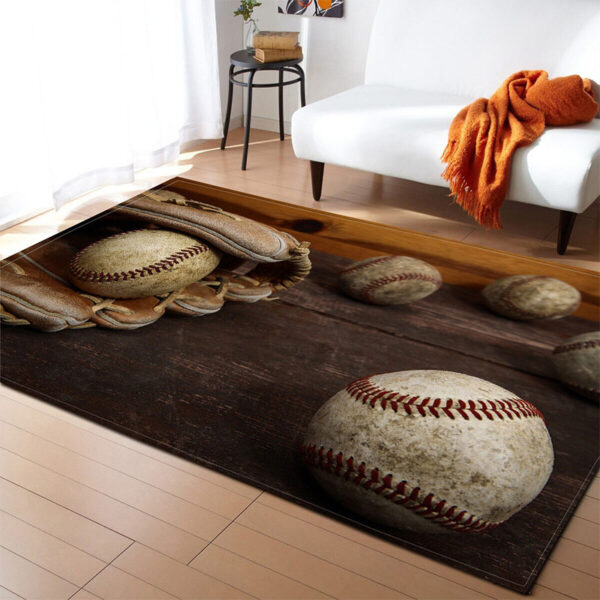 Baseball Rug Living Room Area Rug Home Decor