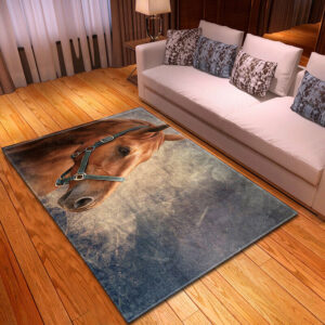 Horse Carpet Area Rug Home Decor